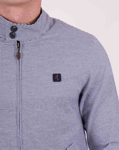 Gabicci Vintage Hadrian Dogtooth Harrington Marina Blau