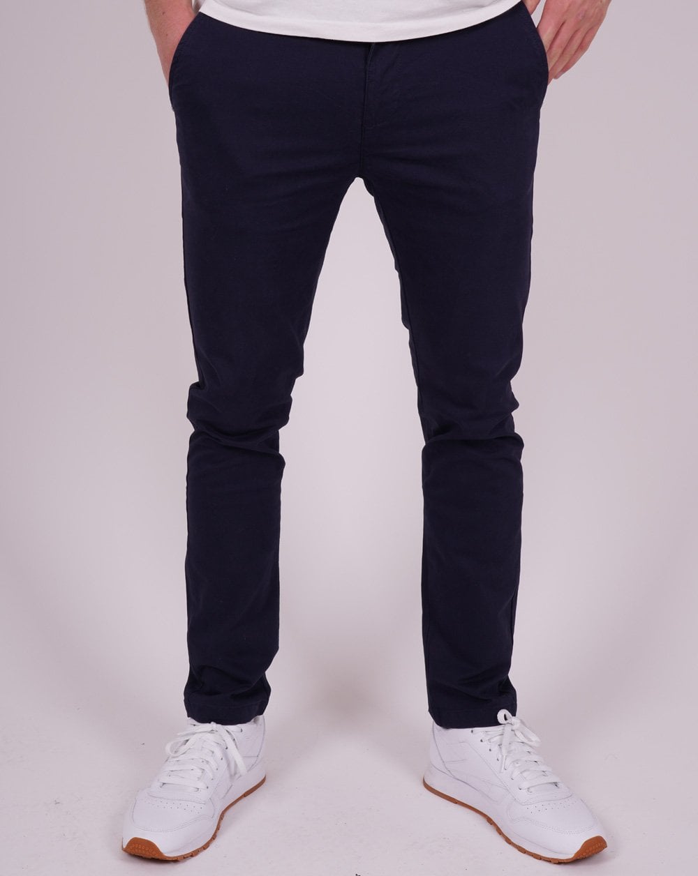 Luke Alpa Chinohose, Dunkelmarineblau