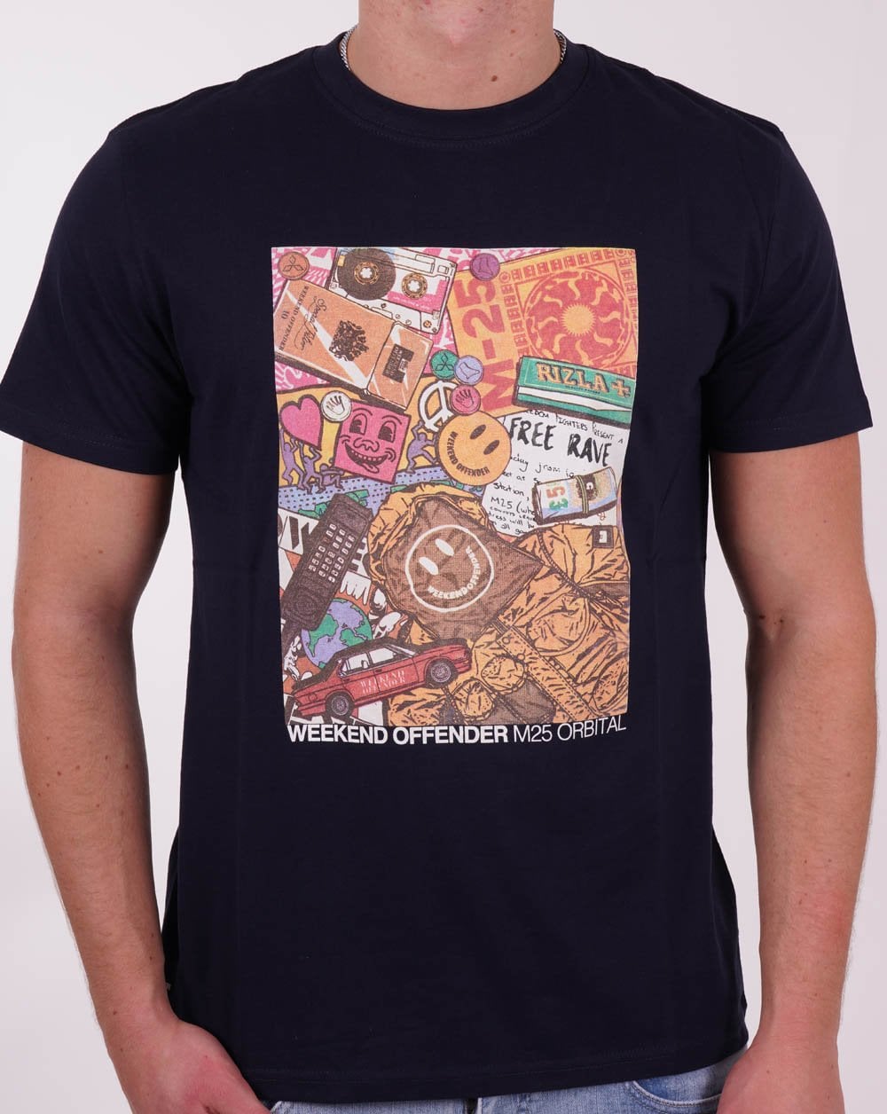 Weekend Offender M25 T-Shirt Marineblau