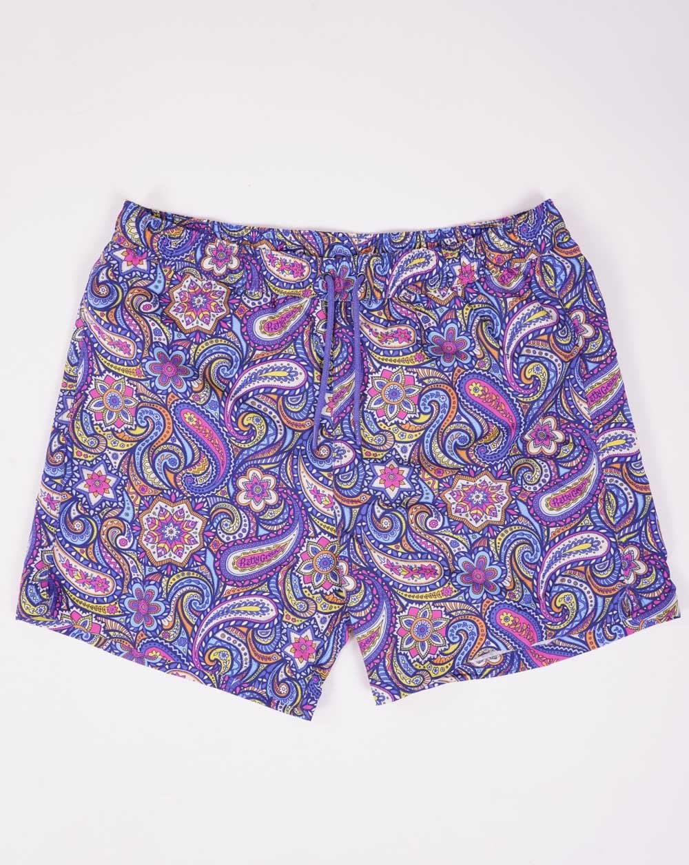 Pretty Green – Festival-Badeshorts mit Paisleymuster, mehrfarbig