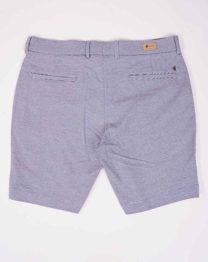 Gabicci Vintage-Shorts mit Hahnentrittmuster, Marina Blue