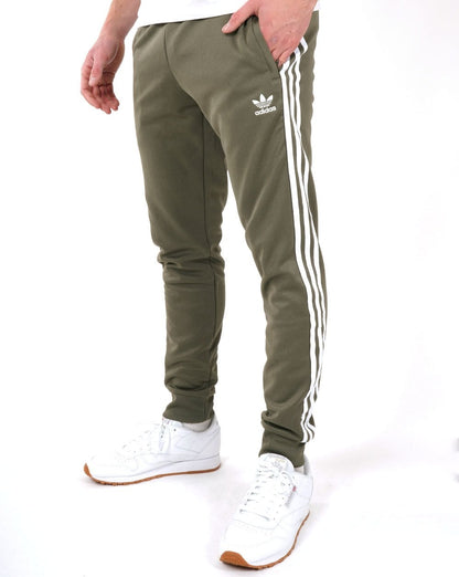 Adidas Originals Superstar Trainingshose Olivgrün