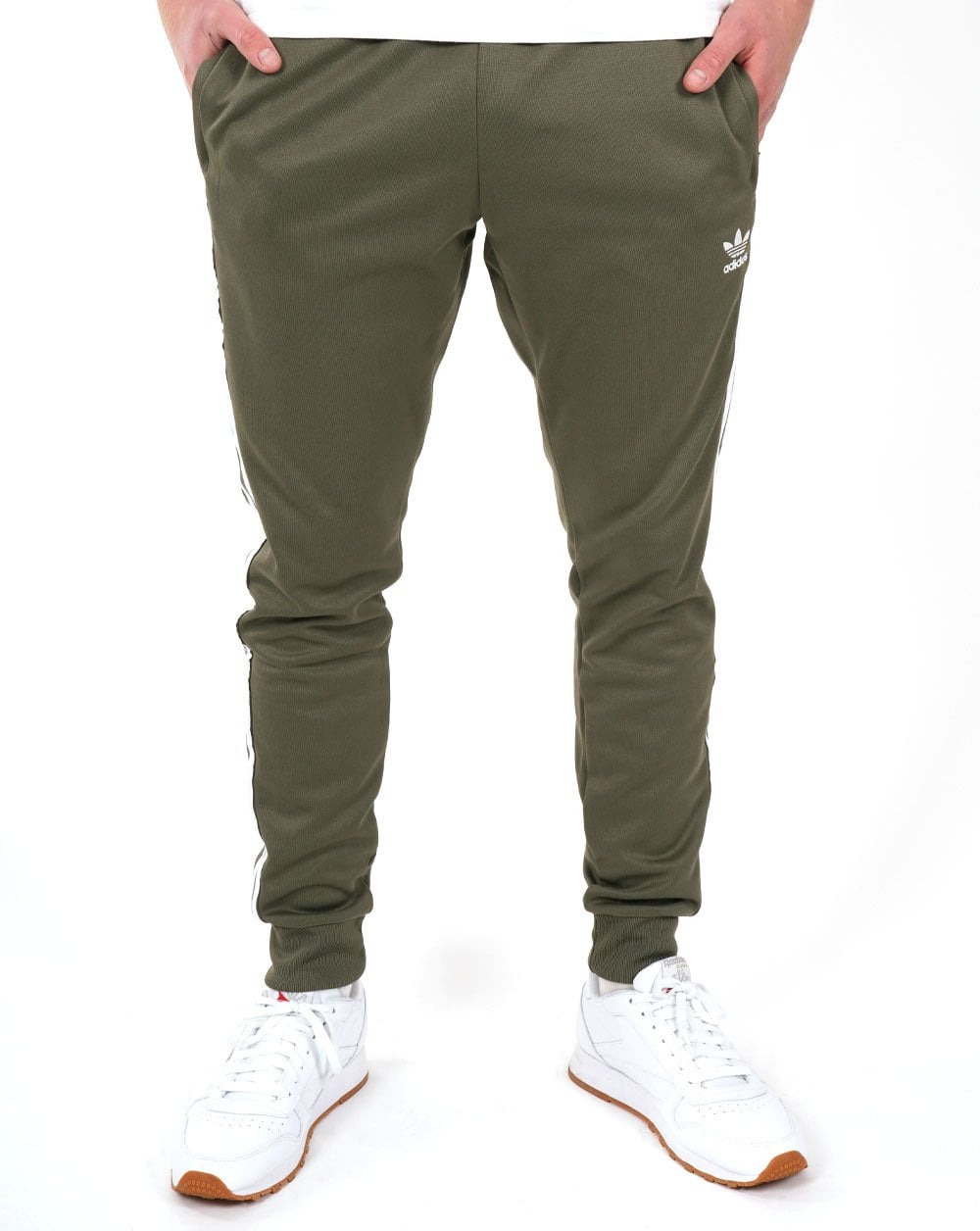 Adidas Originals Superstar Trainingshose Olivgrün