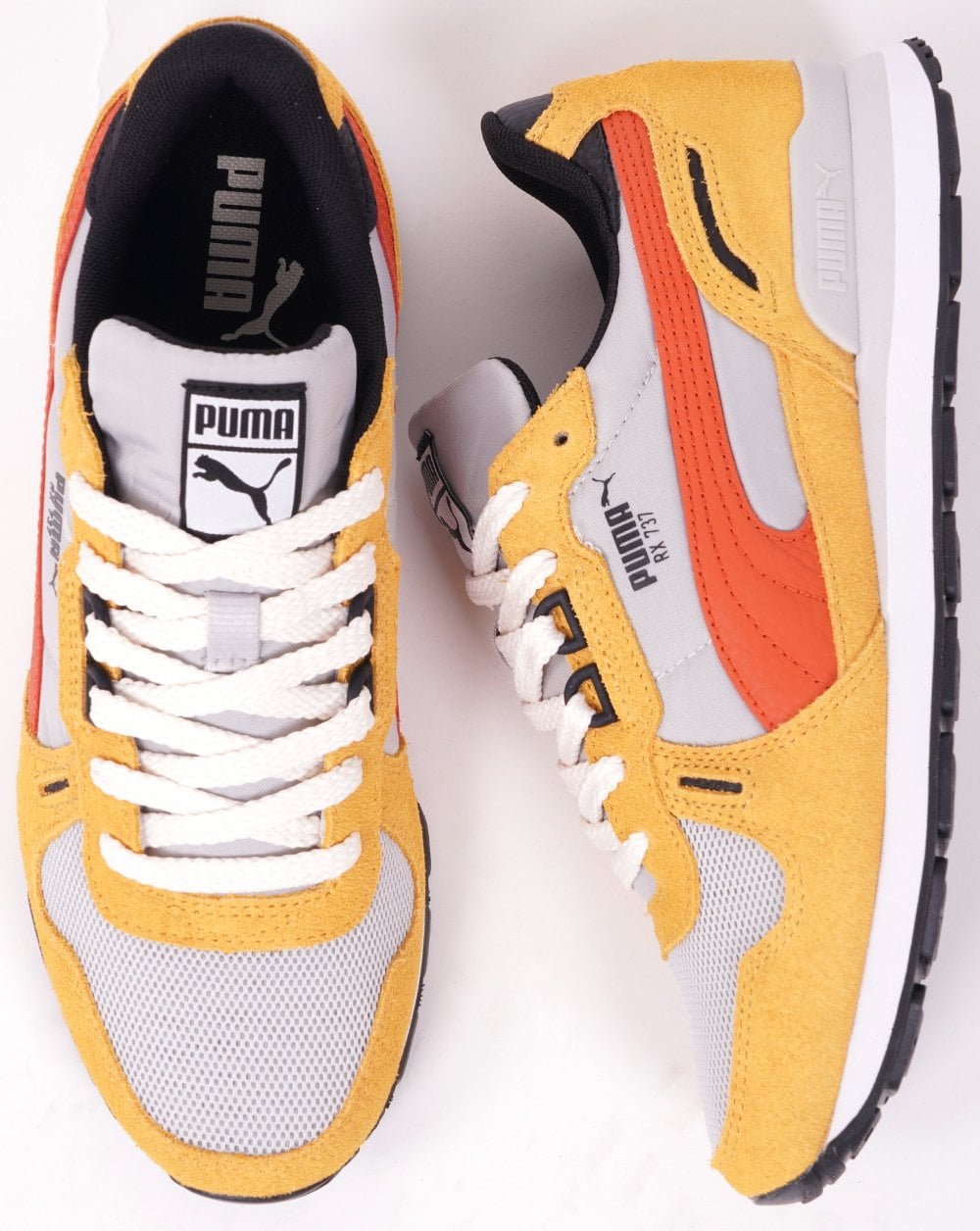 Puma RX 737 Trainer Light Grey/Mustard