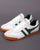 Gola Harrier Leather Trainer White / Green