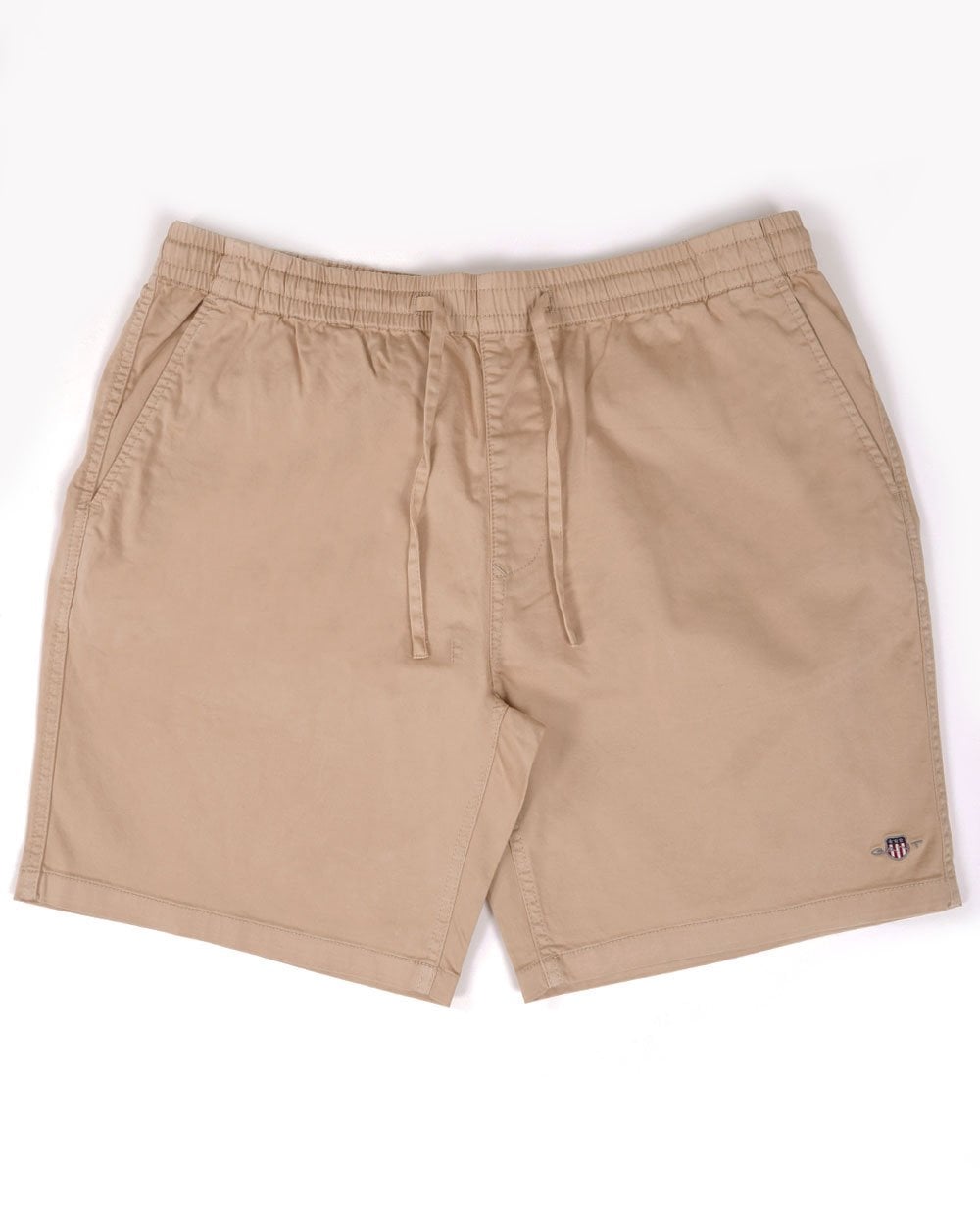 Gant Shorts mit Kordelzug und Logo Sand