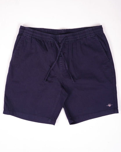 Gant Shorts mit Kordelzug und Logo, Marineblau
