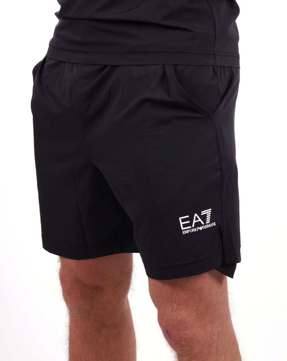EA7 Dynamic Athlete T-Shirt und Shorts Set Schwarz
