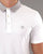 Pretty Green Herringbone Collar Polo White