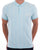 Pretty Green Vega Pinstripe Polo Light Blue