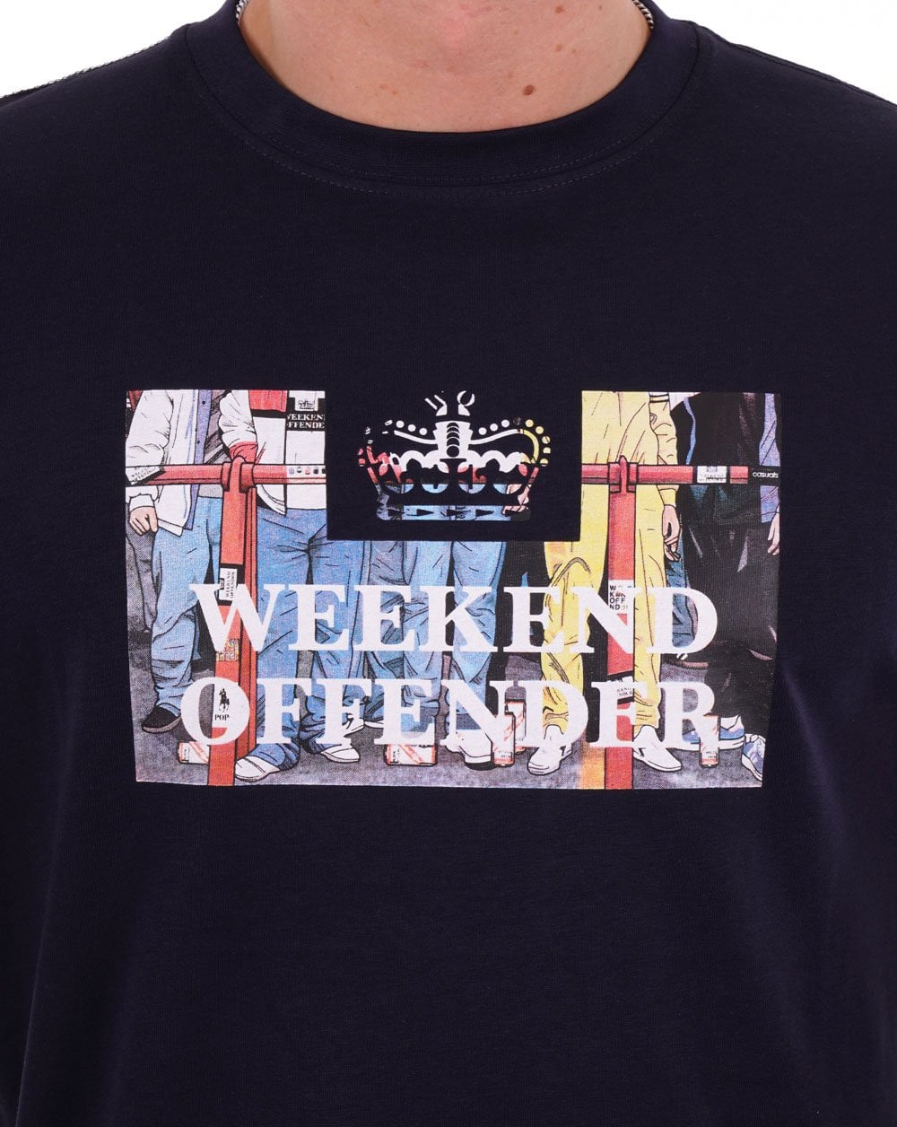 Weekend Offender Bissel T-Shirt Marineblau