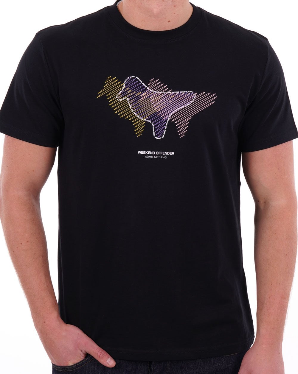 Weekend Offender Gabe T-Shirt Schwarz