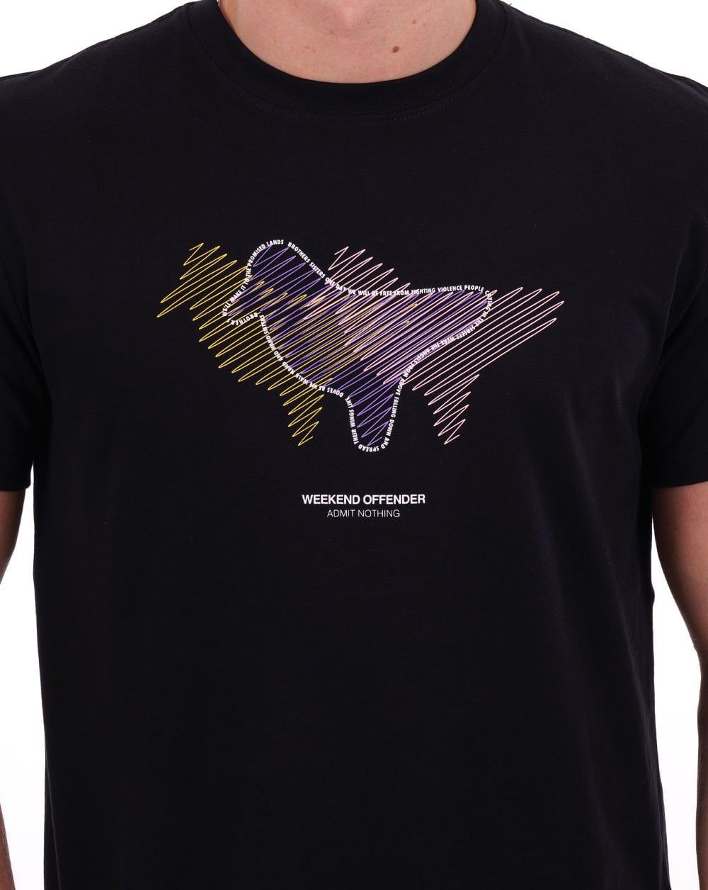 Weekend Offender Gabe T-Shirt Schwarz