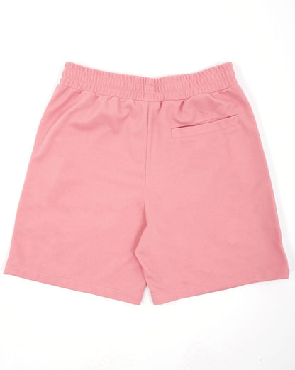 Sergio Tacchini Gestreifte Freizeitshorts Dunkelrosa/Weiß