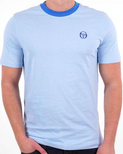 Sergio Tacchini Terme T-Shirt Himmelblau