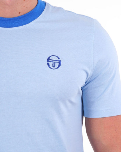 Sergio Tacchini Terme T-Shirt Himmelblau