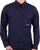 Marshall Artist Gaberdine Zip Overshirt Navy