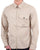 Marshall Artist Gaberdine Zip Overshirt Stone