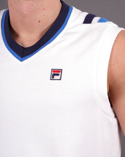 Fila Vintage Tanktop-Sweatshirt Weiß
