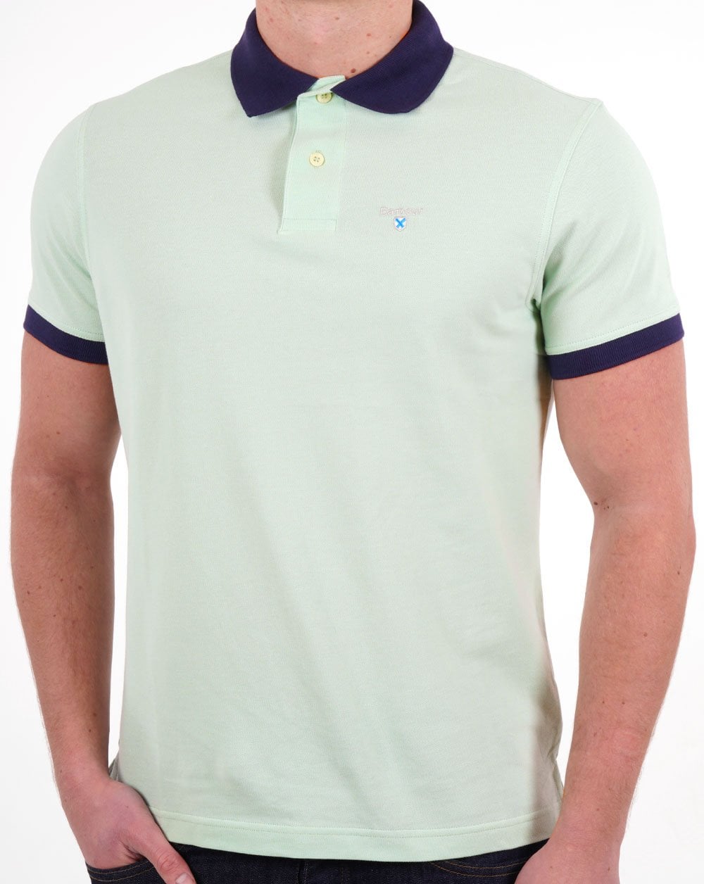 Barbour Lynton Polo Mintgrün