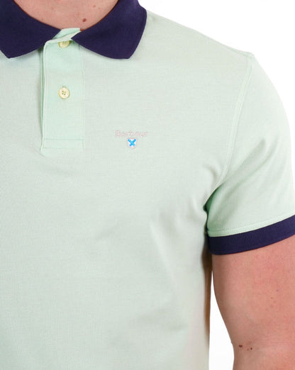 Barbour Lynton Polo Mintgrün