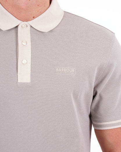 Barbour International Monty Poloshirt Grau