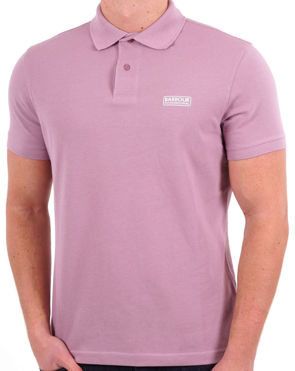 Barbour International Essential Poloshirt in Zartrosa