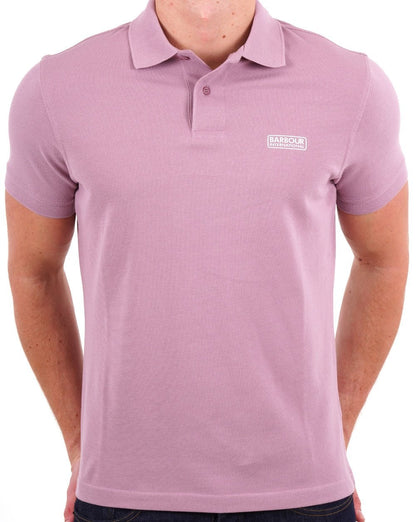 Barbour International Essential Poloshirt in Zartrosa