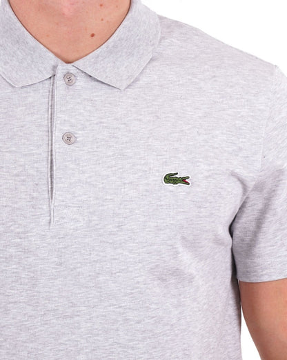 Lacoste Sport Poloshirt Silber Chine
