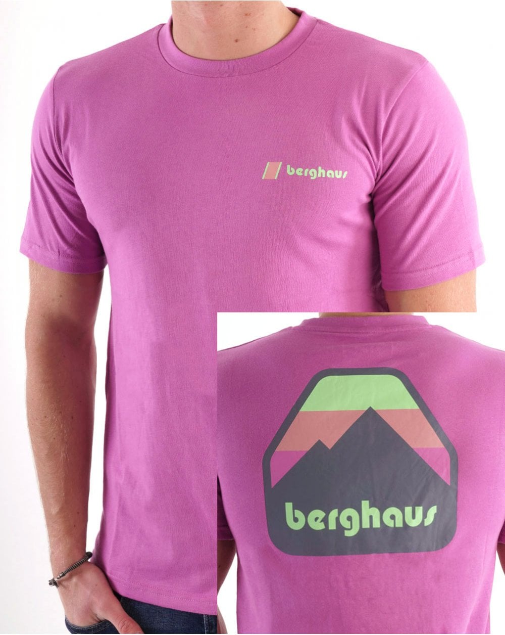 Berghaus Dean St. Graded Peak T-Shirt Lila