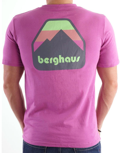 Berghaus Dean St. Graded Peak T-Shirt Lila