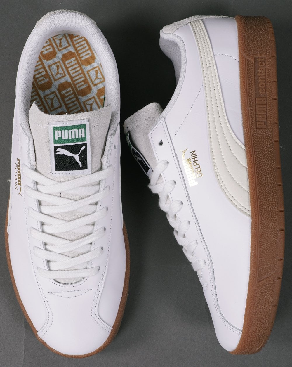 Puma Delphin Trainer Pure White -Gum