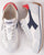 Diadora Equipe Canvas Trainers White/Blue Denim
