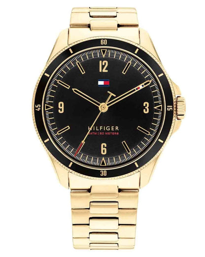 Tommy Hilfiger Maverick Uhr Gold/Schwarz