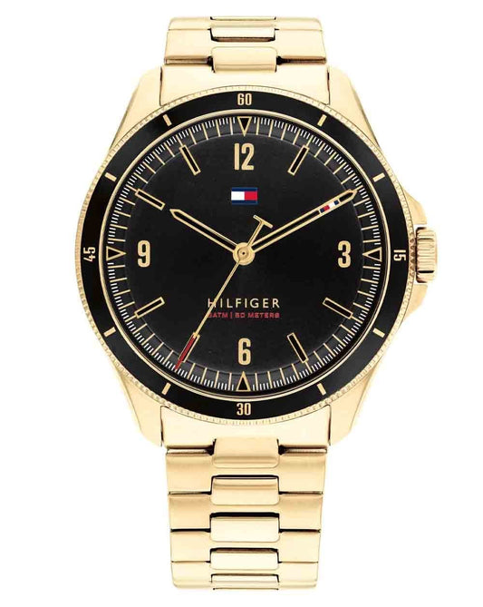 TOMMY WATCHES Tommy Hilfiger Maverick Uhr Gold/Schwarz