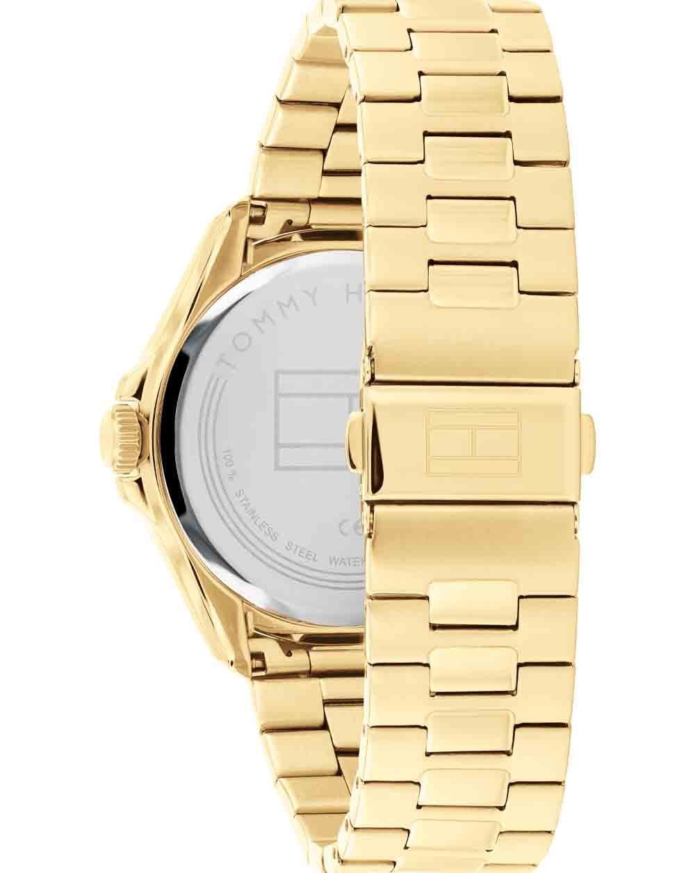 Tommy Hilfiger Maverick Uhr Gold/Schwarz