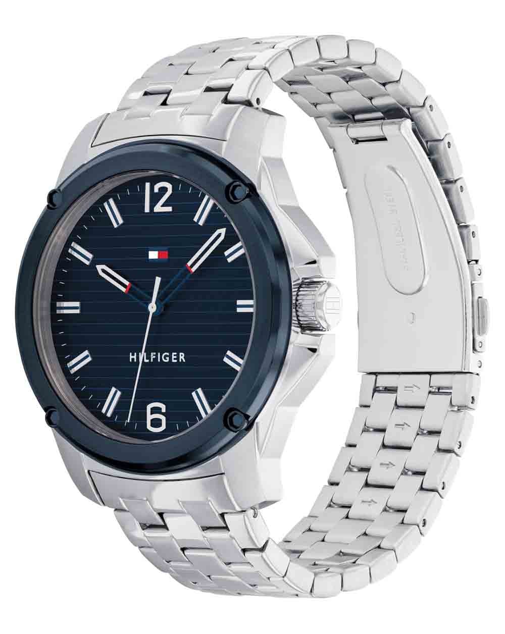 Tommy Hilfiger Jason Watch Silver/Navy
