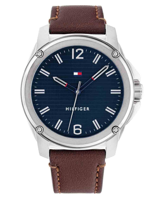 TOMMY WATCHES Tommy Hilfiger Jason Armbanduhr Braun/Marineblau