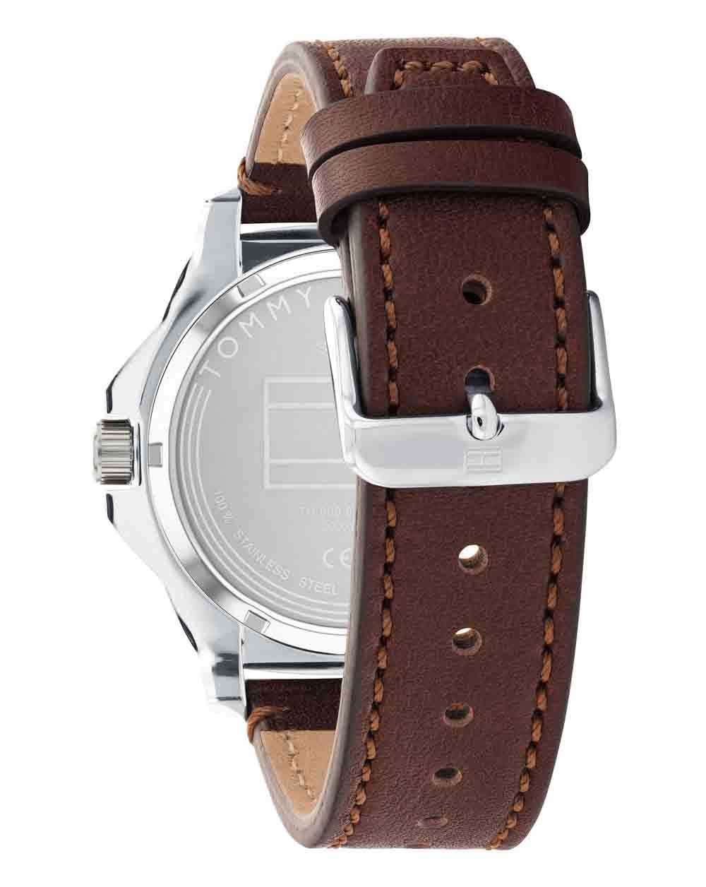Tommy Hilfiger Jason Armbanduhr Braun/Marineblau