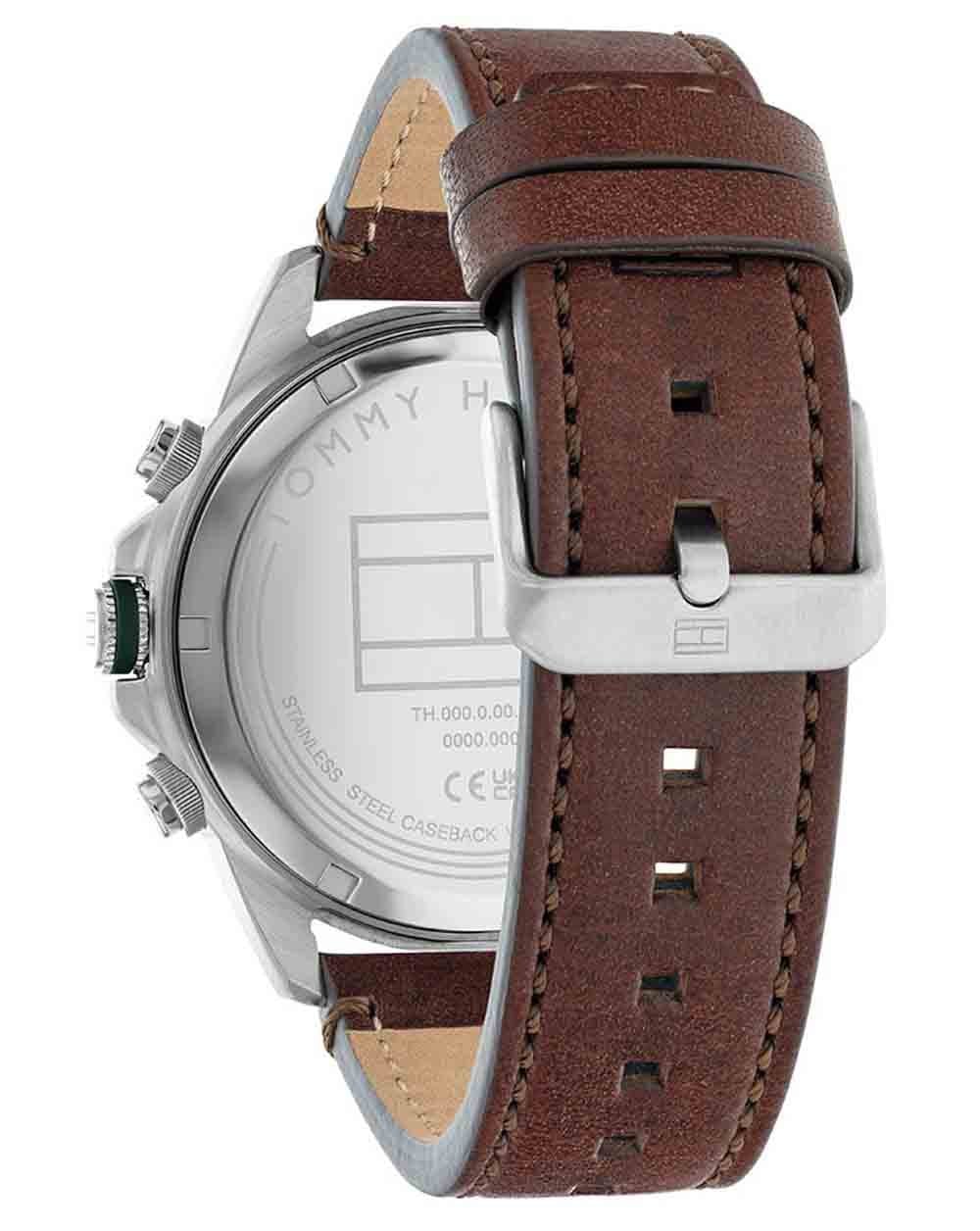 Tommy Hilfiger Lars Uhr Braun/Grün