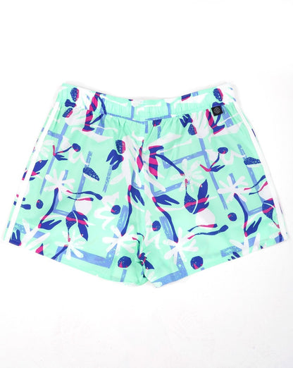 Adidas Seasonal Floral Badeshorts Mintgrün