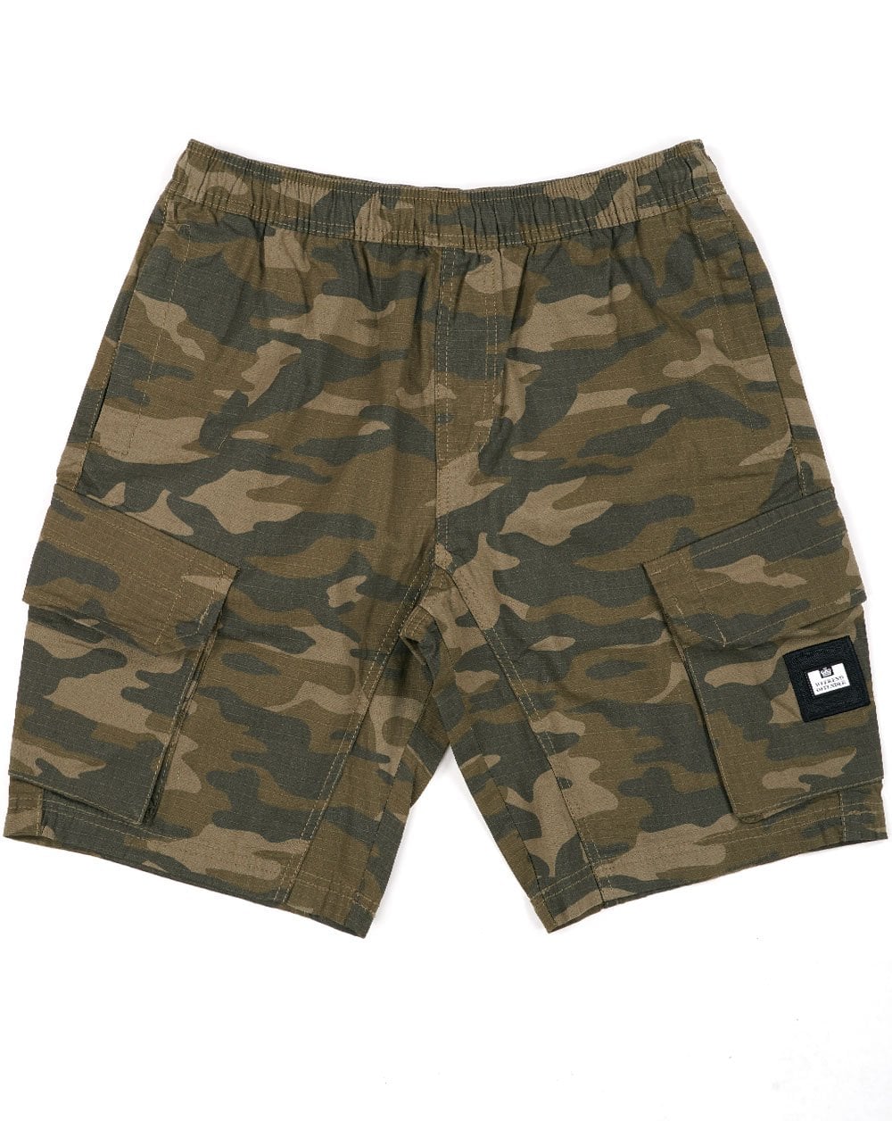 Weekend Offender – Ripstop-Cargo-Shorts in Camouflage