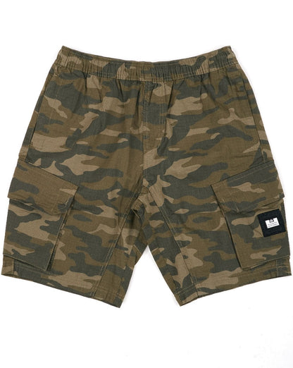 Weekend Offender – Ripstop-Cargo-Shorts in Camouflage