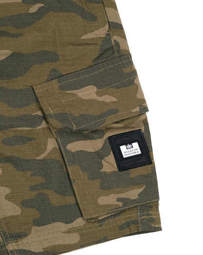 Weekend Offender – Ripstop-Cargo-Shorts in Camouflage