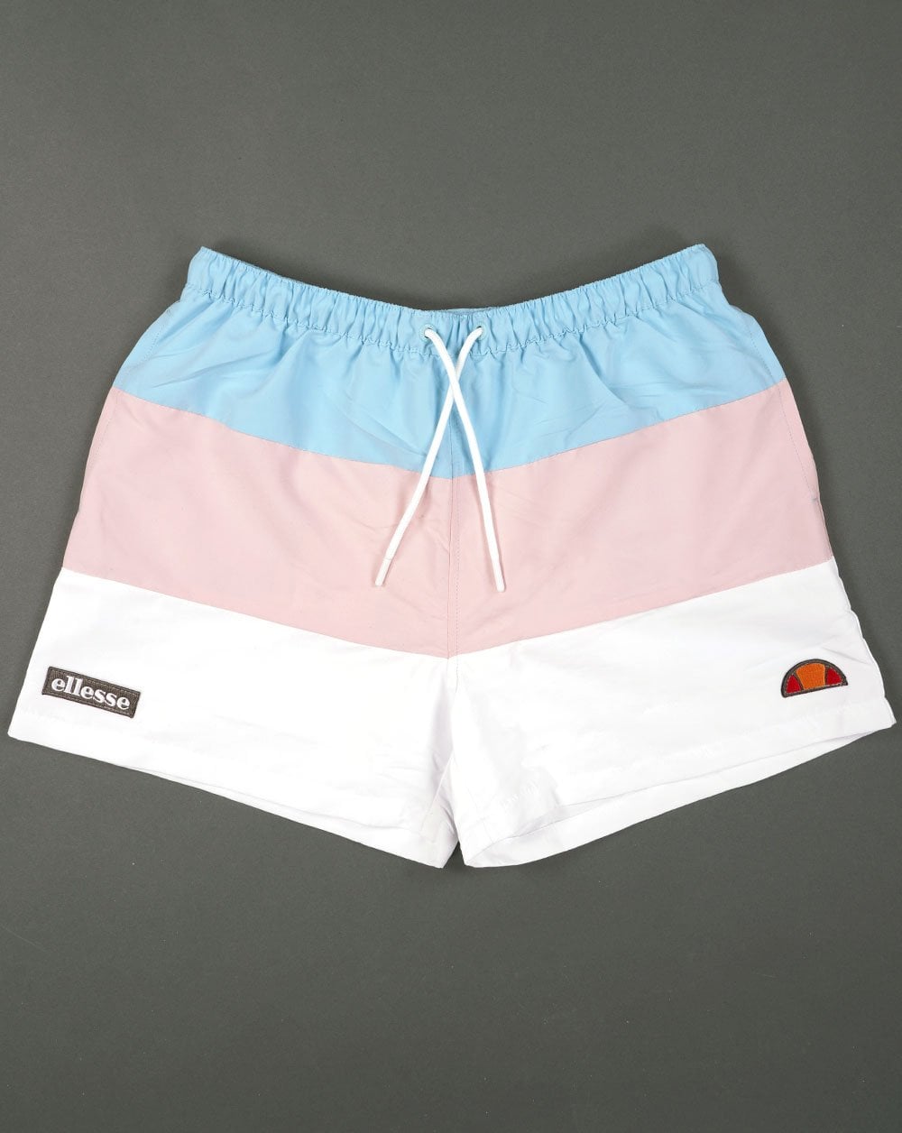 Ellesse Cielo Swim Shorts Sky/Pink/White