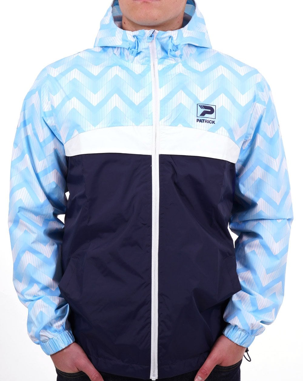 Patrick Klassische Regenjacke Himmelblau