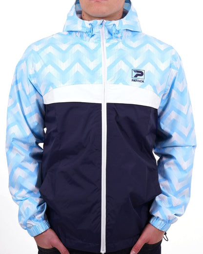 Patrick Klassische Regenjacke Himmelblau