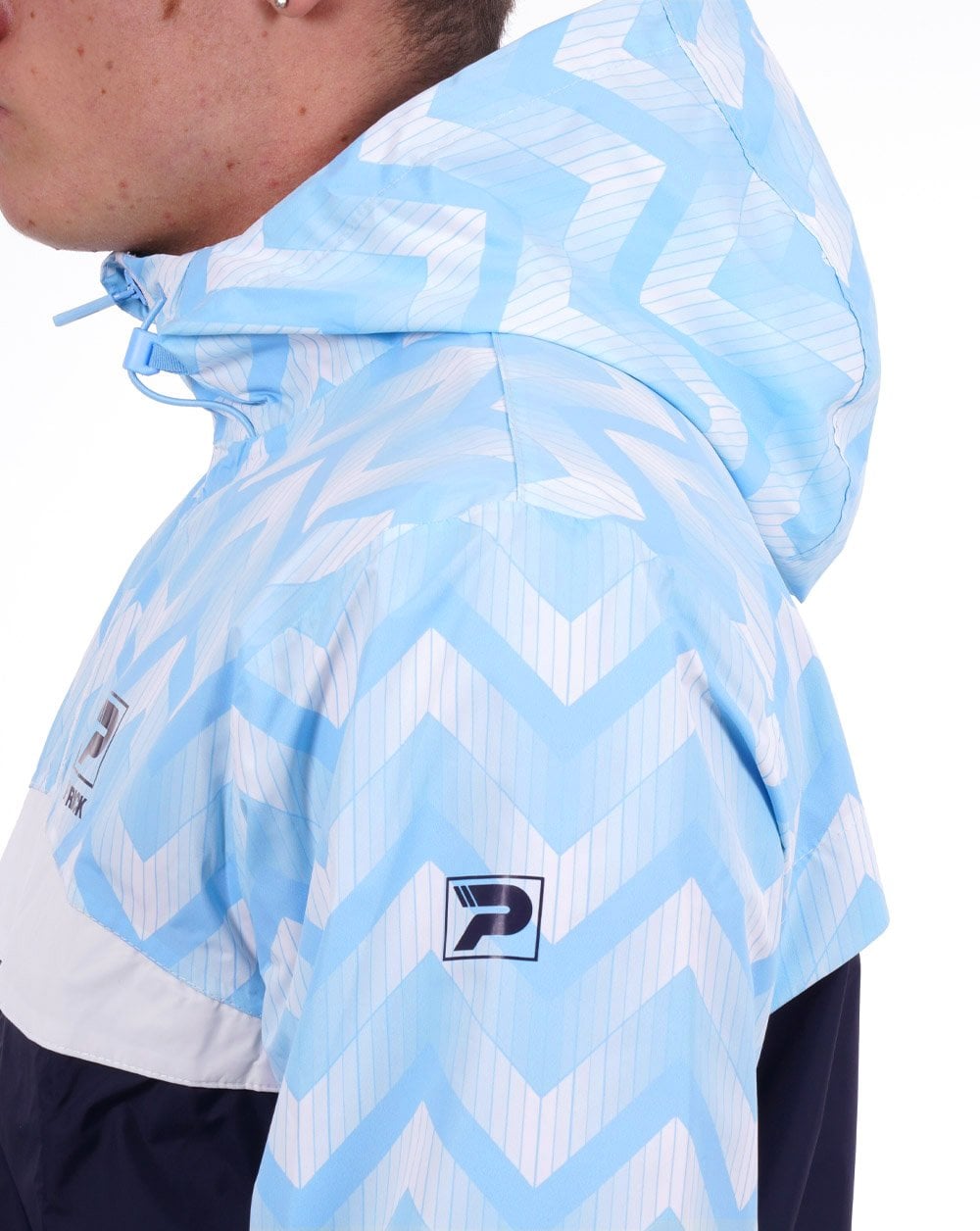 Patrick Klassische Regenjacke Himmelblau