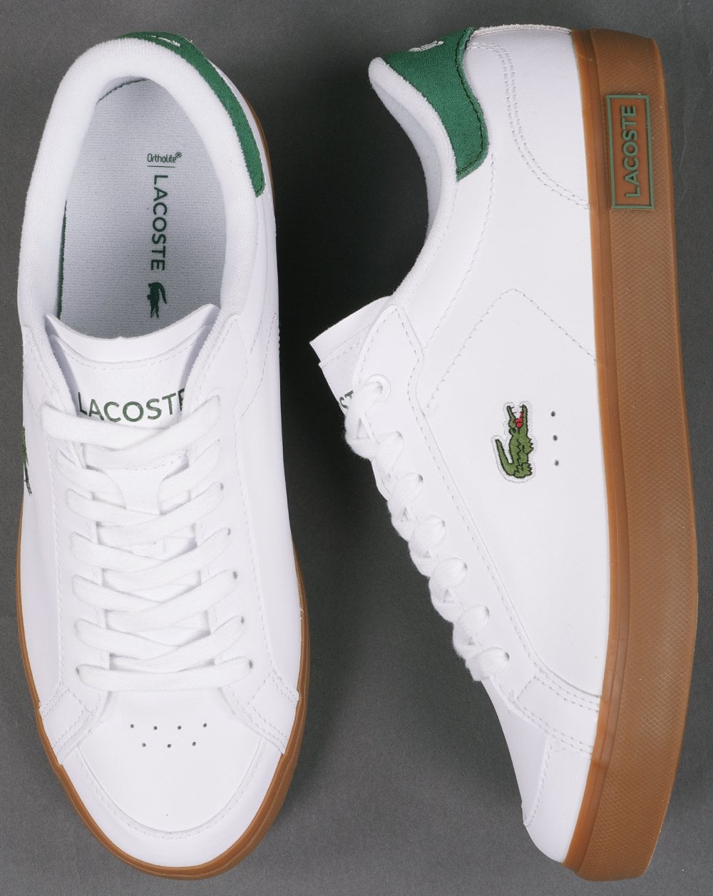 Lacoste Powercourt Trainer 123 1 SMA Weiß/Gummi