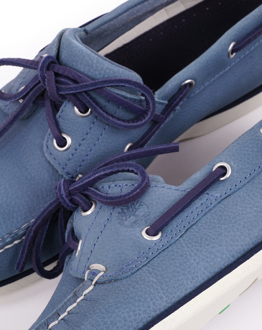 Timberland Classic 2 Eye Boat Shoe Blue Nubuck